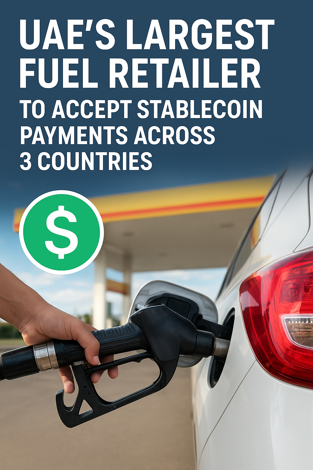 UAE’s Largest Fuel Retailer to Accept Stablecoin Payments Across 980 Stations UAE fuel stations accepting dirham-pegged stablecoin payments across the Middle East