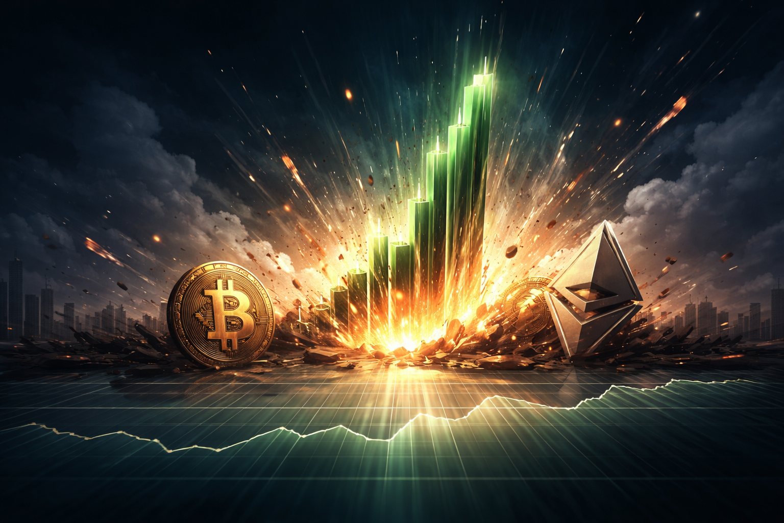 Why Crypto Markets Stay Quiet — Until They Suddenly Explode Crypto markets staying quiet before suddenly exploding into a sharp upward move