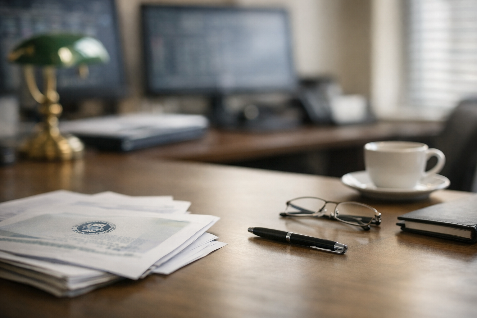 Fed Adds $2.5 Billion in Quiet Liquidity Support — Why Markets Are Paying Attention Calm U.S. financial desk with soft natural lighting, neutral tones, and subtle institutional banking elements in the background.